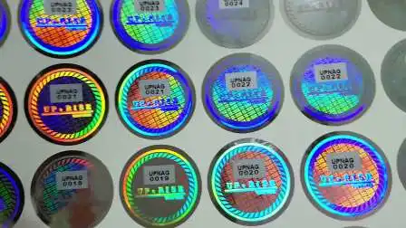 Etiqueta engomada holográfica personalizada de gran tamaño del holograma del laser de la etiqueta del sello de seguridad